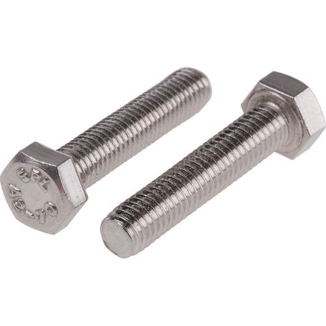 Boulon hexagonal, M5 x 25mm, tête Hexagonale, en Acier Inoxydable ( Prix pour Sachet de 100 )