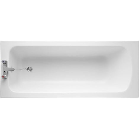 Armitage Shanks Sandringham 21 1700mm x 700mm Bath without Handgrips - 2 Tap Hole (inc Leg Set) (1/3)