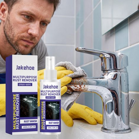 Multifunktionaler Rostentferner für Haushalt und Küche, Edelstahl, Metallarmaturen, zum Polieren und Entrosten – 100 ml/Packung -- DE (1/5)