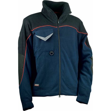 Cofra Giacca in pile blu navy taglia M confortevole e sicura (1/5)