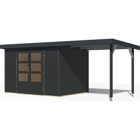 GH Jupiter 4 C anthrazit anthr 302x217x211cm m.Anbaudach 2,35