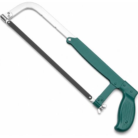 Adjustable hacksaw frame with non-slip handle (1/5)