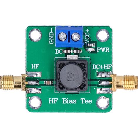 Module de polarisation micro-ondes Filtre signal RF DC Alimentation large bande 50K-60MHz Bloqueur amplificateur (1/5)