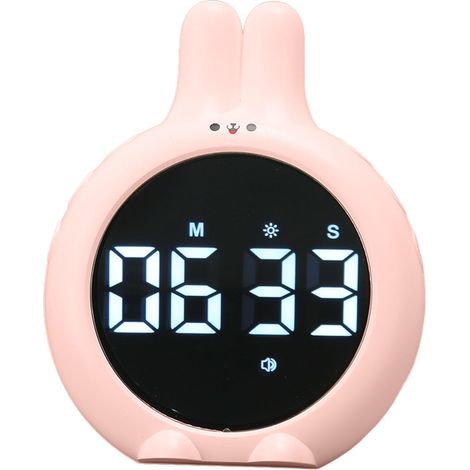 Cute Digital Timer with a Cartoon Design, Ideal for Children's Cooking and Exercise Activities (1/5)