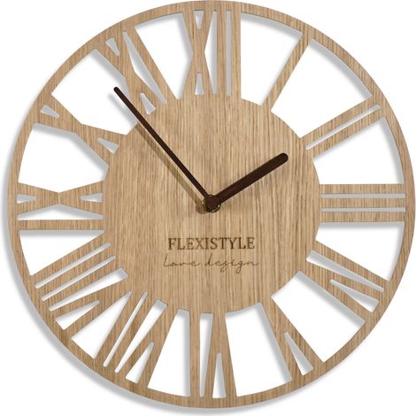 Reloj de roble piccolo de madera para loft (1/5)