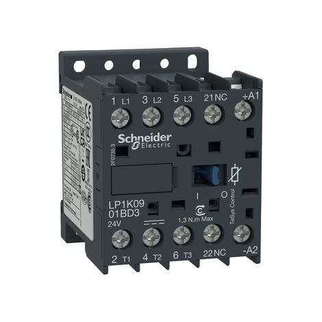 Contattore 12A 3P 24V DC 0Z 1R LP1K1201BD3