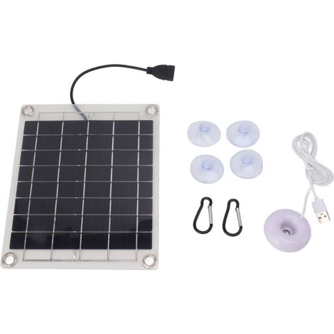 Humidificateur d'eau flottant 20W, panneau solaire Double face, Portable, USB, Mini humidificateur à pulvérisation par atomisation, pour maison et voiture (1/5)