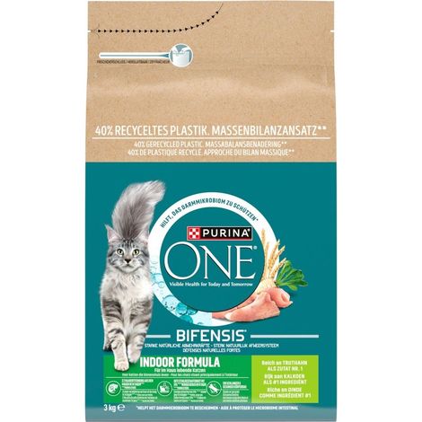 PURINA ONE Indoor à la dinde 3 kg