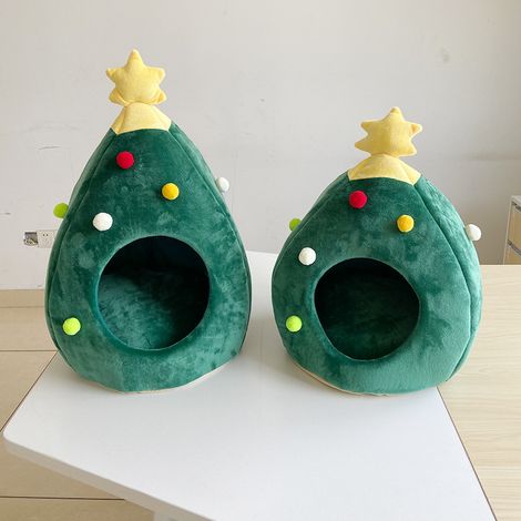 Waschbares Schlafsofa für Hunde und Katzen, waschbares Weihnachtsbett für Hunde und Haustiere (1/3)
