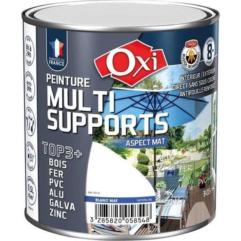 Oxi Multi-vernice TOP3+ opaca grigio scuro 0,5L