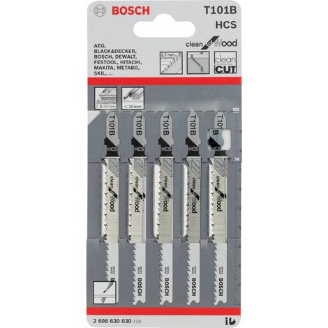 1CF BOSCH-A 5 LAME T 101 B PER SEGHETTO ALTERNATIVO