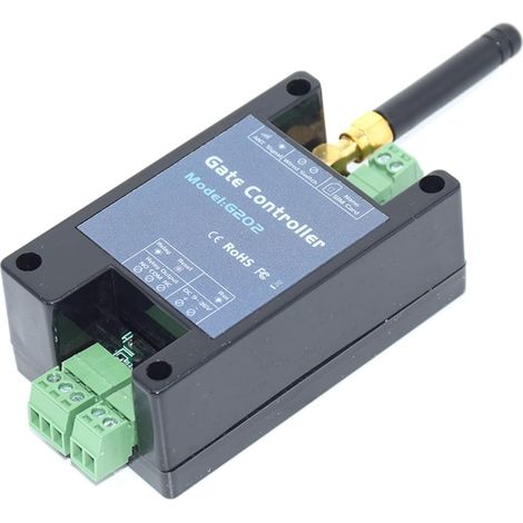 Kit d'ouvre-portes automatiques Ouvre-porte 4G SMS télécommande commutateur de relais for ouvre-porte de Garage à balançoire coulissante pour accessoires de portail coulissant ( Color : 2G without Ada (1/5)