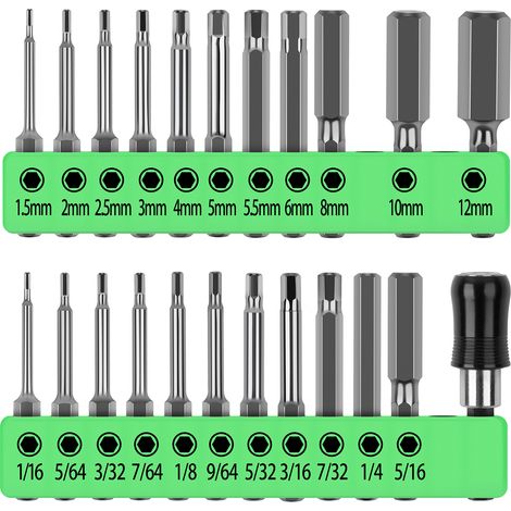 66013 Coffret de 22 embouts de tournevis et système de fixation rapide (1/5)