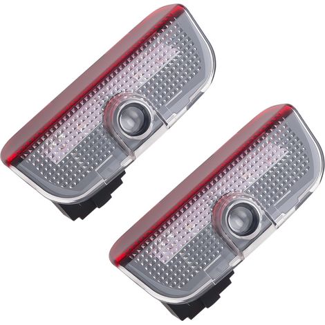Lampe de bienvenue pour projecteur de porte, 2 pièces, applicable à Volkswagen Passat Sagitar Golf Touran Shangkuhui Anturai CC