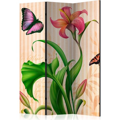 Paravento - Vintage - spring [Room Dividers] - 135x172 (1/4)