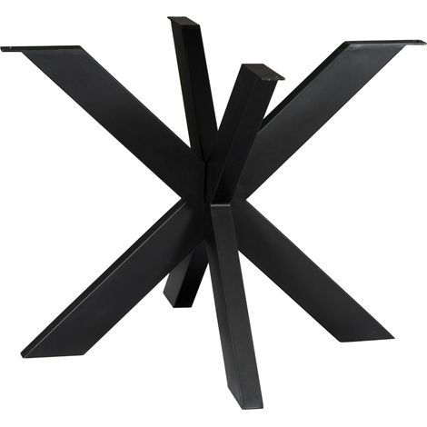 Pied de table mikado en métal noir pour table ronde / carrée RALF
