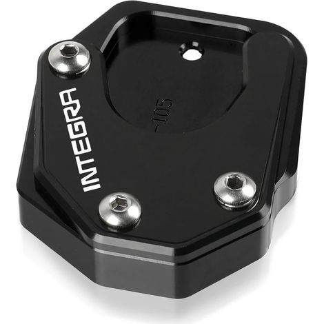 (Integra noire) Compatible avec Honda Integra, Integra 750, Integra 700, Integra 750, Integra 700 : rehausseur de béquille latérale, support de béquille arrière, extension maxpower (1/3)