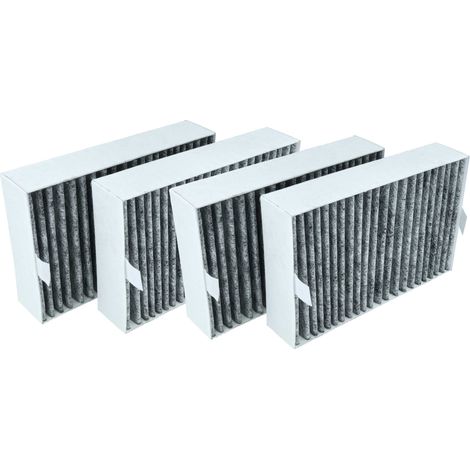 vhbw 4x Aktivkohlefilter Ersatz für Miele 28996433EU1, 11793450, DKF 31-P für Dunstabzugshaube
