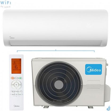 Ensemble climatisation reversible 5.2kW mono-split complet (UI +UE) 18000BTU R32 230V X-TREME SAVE MIDEA