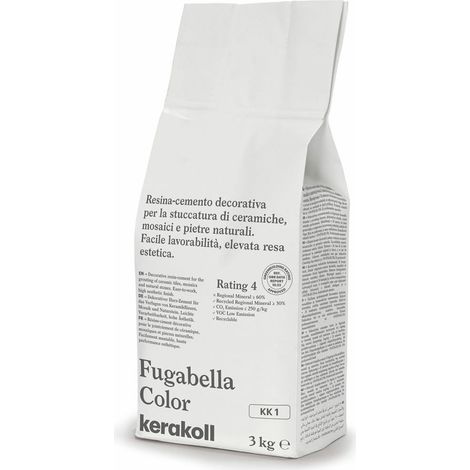 Joint de carrelage Fugabella Color FILL 3 kg by KERAKOLL Coloris KK1 - anciennement 01