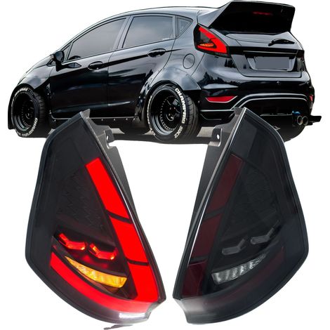 Fanali posteriori a LED, 12V, 35W, 3400LM, compatibili con Fiesta MK7 MK7.5 (2008-2017), indicatori di direzione sequenziali (1/5)