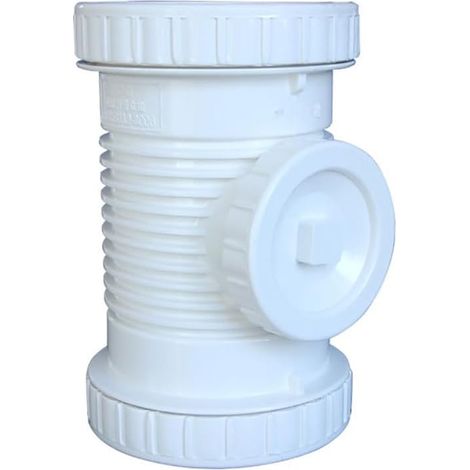 x 160mm pipe compression fitting, PVC compression fitting for pipe connection, straight white pipe fitting extension (1/5)