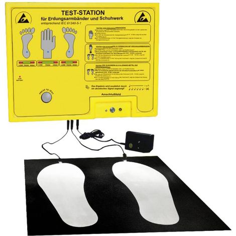 [GEBRAUCHT] B-Ware BJZ Teststation Prüfstation Kit Armband Schuhteststation ESD Wandbefestigung (1/2)