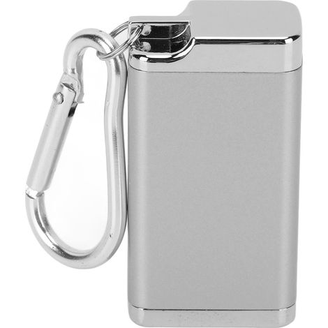 Mini cendrier léger et portable pour cigarettes et cigares, cendrier solide en argent, support à cendres pour maison et extérieur. (1/5)