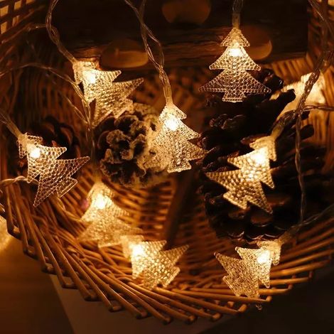 1 Guirnalda de Luces LED, Estrella, Árbol de Navidad, Interior y Exterior, Jardín y Hogar (1/5)