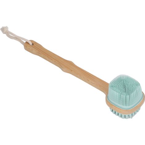 Gant de Douche à Long Manche avec Lanière - Brosse Exfoliante et Massante pour le Dos (1/5)