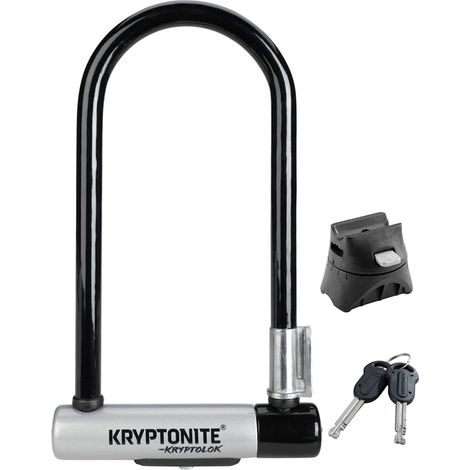Kryptonite Serie 2 Std Lucchetto Unisex adulto, Nero/Grigio (1/5)