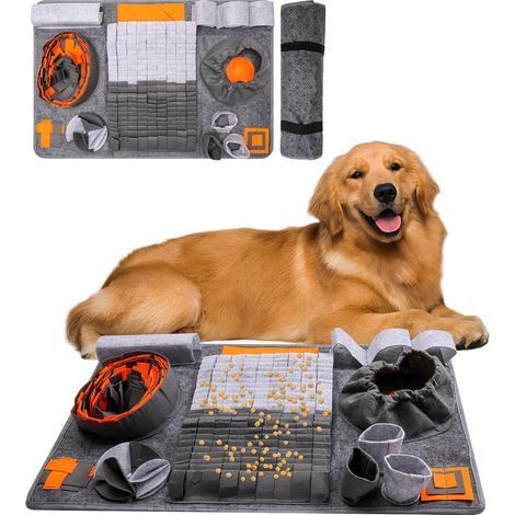 Tapis à renifler pour chien Jouet intelligent Lavable Contre l'ennui et la stimulation (1/5)
