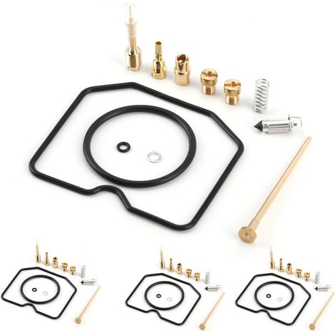 Kit de réparation carburateur 4 pièces, métal et caoutchouc, pour Suzuki GSF600S Bandit 1996-2003 (1/5)