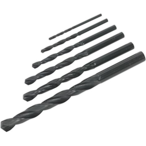 Sealey S01039 Siegen HSS Drill Bit Set 6pc - DIN 338 (1/4)