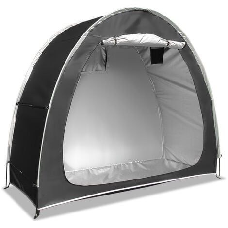 Abri à vélos étanche 200x80x165 cm – Matériau PU4000 et tissu Oxford 210D – Protection 4 saisons – Housse de rangement pour outils