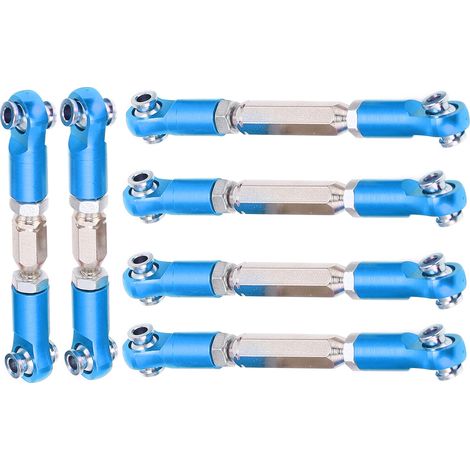 Biellette de carrossage réglable en aluminium avec embouts pour voiture RC ARRMA Senton 1/10 (bleu) (1/5)