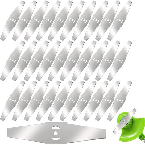 30 x Brushcutter Replacement Blades Metal Trimmer Blades Garden Lawn Mower Accessories for Gardens Farms and Landscapes