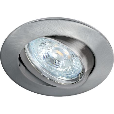spot encastré - aric lunar 230 cx - culot gu10 - nickel - aric 4560 (1/4)