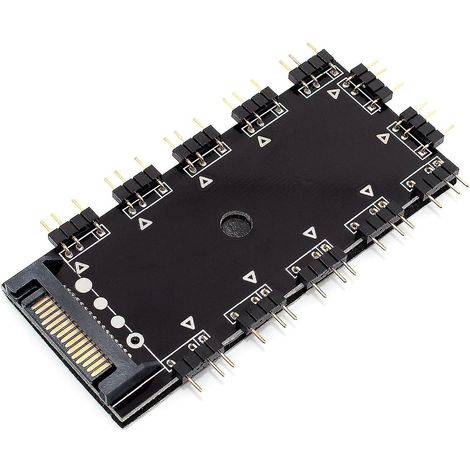 Hub de répartition LED 12 ports avec rallonge 5 V 3 broches, idéal pour de nombreux éclairages RGB
