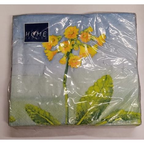 HOME FASHION - CONFEZIONE DI TOVAGLIOLIPER DECOUPAGE DA 20PZ 33X33CM - FANTASIA FLOREALE