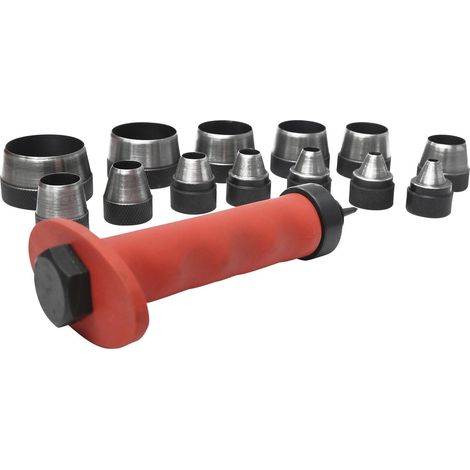 Coffret 13 emporte-pièces ø5 à 35mm avec support - OM 0581 - CLAS Equipements