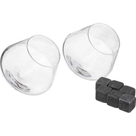 Set di 2 bicchieri da whisky + pietre - Sg secret de gourmet (1/3)