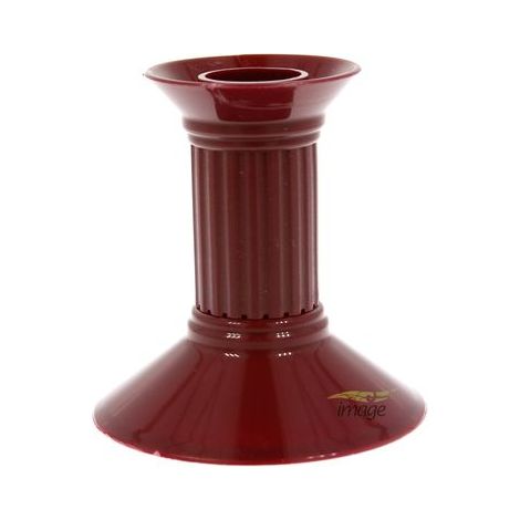 Portacandele in plastica da 10 cm, 1 pezzo, colore bordeaux