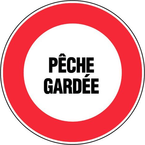 Panneau Pêche gardée - Rigide Ø300mm - 4061337