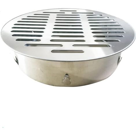 1 siphon de sol, acier inoxydable, double filtre, drainage rapide, anti-obstruction, pour toits, balcons et sols extérieurs (1/4)