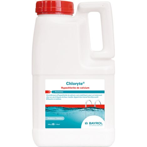 Bayrol – Chlore non stabilisé pour piscine – Granulés d'hypochlorite de calcium – 70% de chlore actif – Dissolution rapide – 5 kg