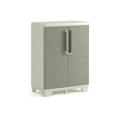Armario KETER Wood Grain 97x68x39 cabinet bajo (1/5)