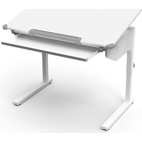 Escritorio infantil Arc, Blanco, 108 x 68 cm Altura regulable, Vicco