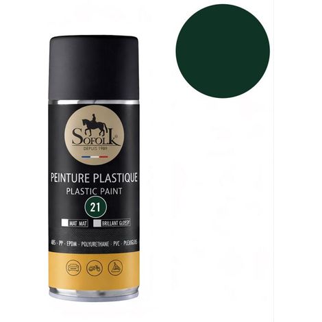 Pintura plástica de alta resistencia: interior y exterior SOFOLK - 21-VERDE BRILLANTE - Aerosol 400ml (1/5)