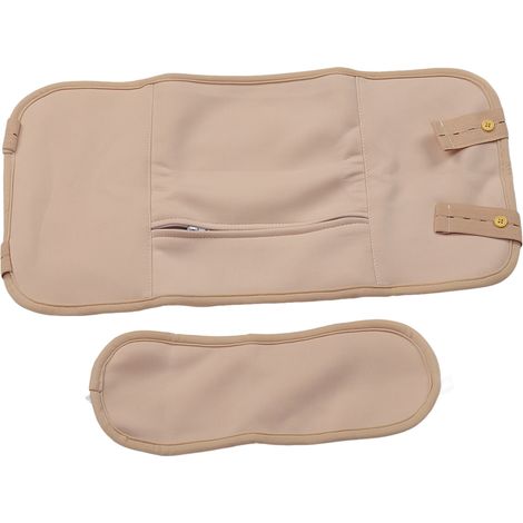 Enveloppe Huile de Ricin Lavable et Réutilisable, Anti-Fuites avec Boutons, pour Taille et Cou (1/5)